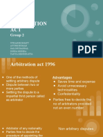 Arbitration Act Group 2