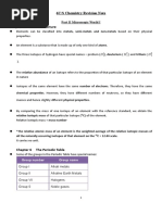 Part II Microscopic World I Notes