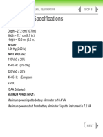 1.3 General Specifications: 5 of 8 Introduction and General Description