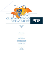 Universidad Cristiana Evangelica Nuevo Milenio: Asignatura