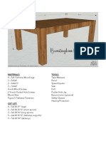 Brantingham Dining Table Plans