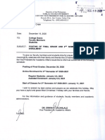 Office Memorandum Order No. 51, S. 2020