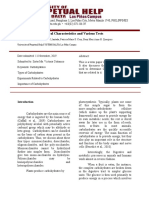 Carbohydrates: General Characteristics and Various Tests