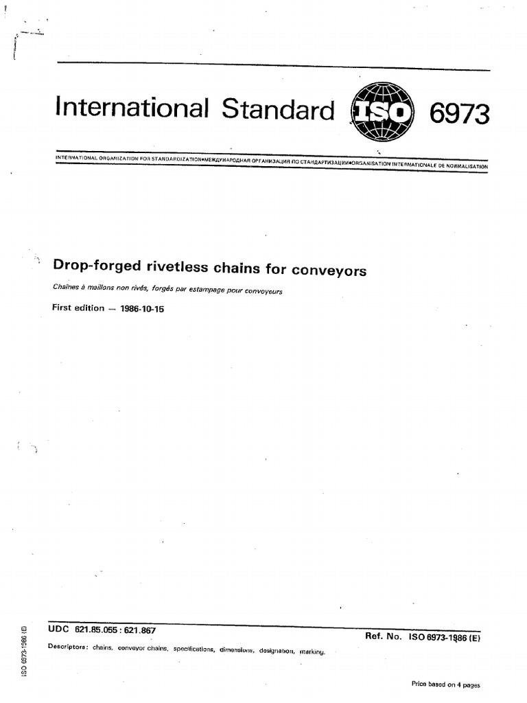 Iso - 6973 - 1986 | PDF