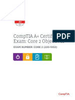 Comptia A 220 1002 Exam Objectives PDF