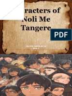 Characters of Noli Me Tangere. (Julito-BSA2)