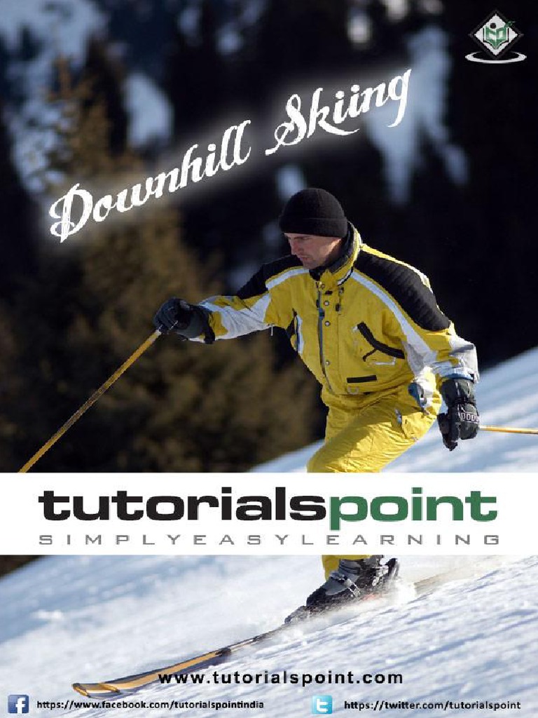 Downhill Skiing Tutorial PDF Winter Individual Sports