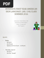 Unit Plan For 7-12 Signing Naturally Weebly | PDF | Sign Language ...