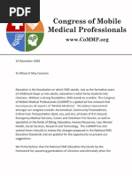 Congress of Mobile Medical Professionals (CoMMP) - Education Position Paper