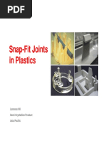 Snap Fit Design Manual | PDF | Strength Of Materials | Beam (Structure)