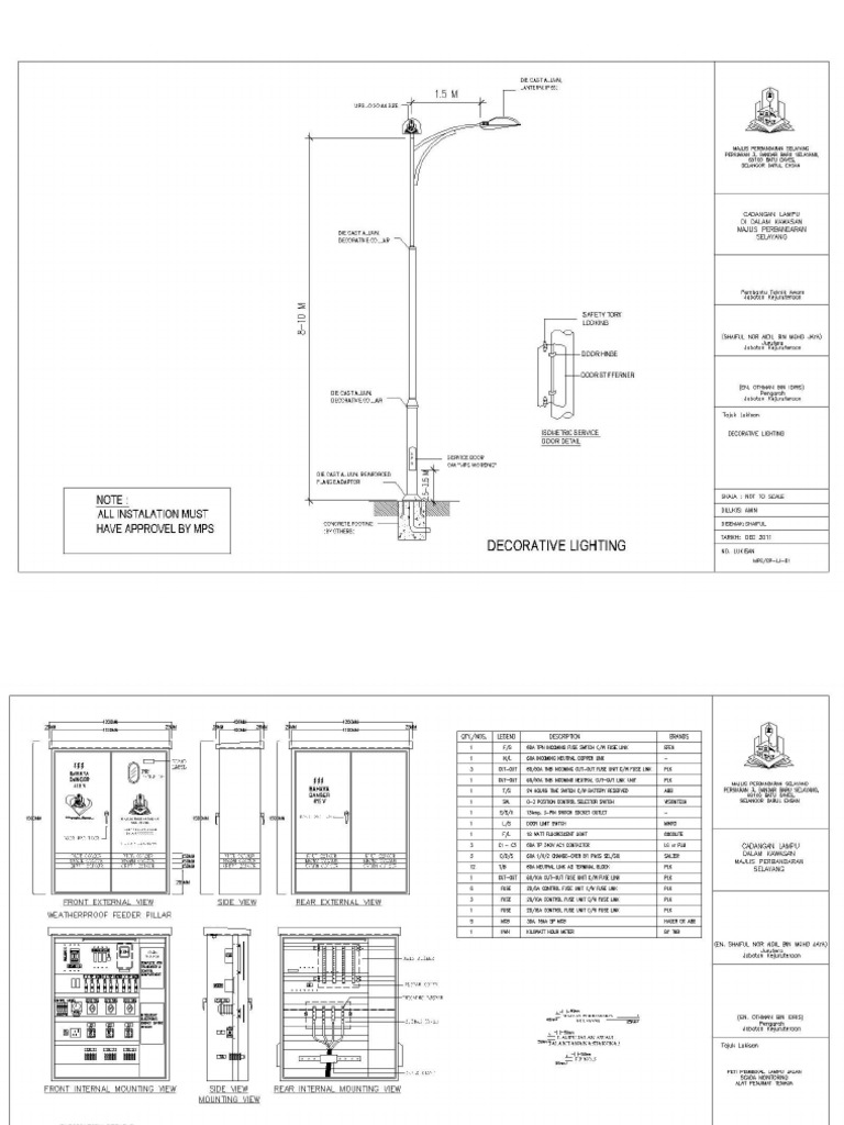 4c. Pelan Detail Lampu Jalan  PDF