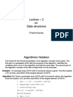 Lecture - 2 On Data Structures: Preliminaries