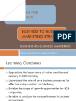 Lecture 4 - Business-to-Business Marketing Stategy PDF