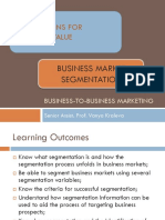 Lecture 6 - Business Market Segmentation PDF