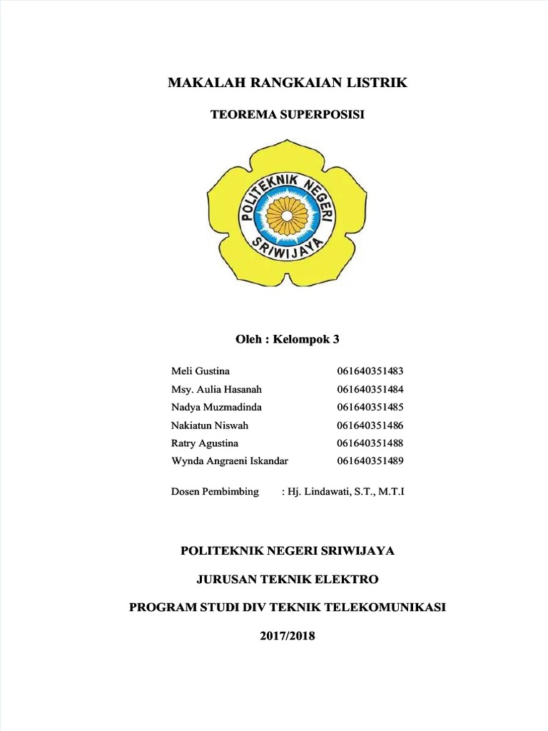 Dlscrib Com Pdf Kelompok 3 Teorema Superposisi Dl 7e51580e64d820b12f79e9bbfe946d12