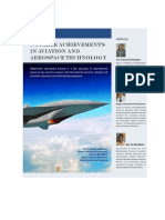 Notable Achievements in Aviation and Aerospace Technology