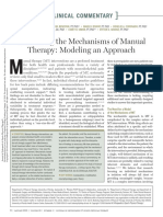 Bialosky Et Al. (2018) - Unraveling The Mechanisms of Manual Therapy. Moedeling An Approach