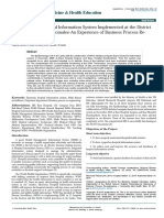 Electronic Hospital Information System Implemented Trincomaleean Experience Reengineering 2161 0711.S2 001