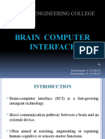 Kongu Engineering College: Brain Computer Interface
