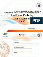 End User Training: Asset Accounting AA.02