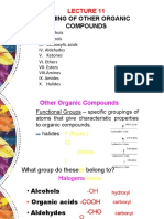 Organic Compounds Functional Groups