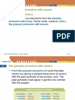 Punto Di Partenza: in You Learned To Form The With - Some Verbs, However, Form) The With