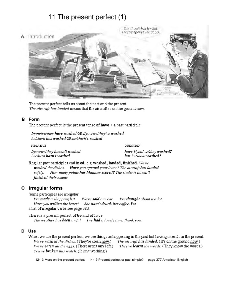 Present Perfect vs. Past Simple Explained | PDF | Language Mechanics ...