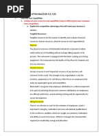 Part Two: Summary of The Idea (Ilos 3.1 3.3) : I. Describe Your Capabilities