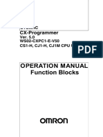 ManualOperacio - CX-Programmer 5.0 Function Blocks PDF