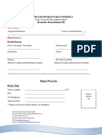 Formulir Pendaftaran PDF