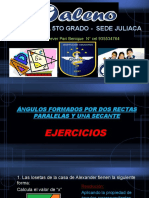 MATEMÁTICA 5to GRADO - ANGULOS FORMADOS POR DOS RECTAS PARALELAS - REFUERZO