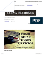 Cómo Dejar Todos Tus Vicios - Cueva de Cronos