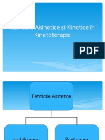 Tehnicile Akinetice Şi Kinetice În Kinetoterapie Agapii. Lectia 2,8ore