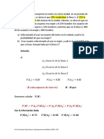 Ejemplo - Teorema de La Probabilidad Total y Teorema de Bayes