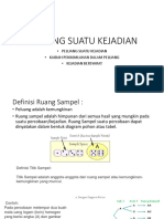 Statistik Minggu 5 Peluang Suatu Kejadian-1 PDF