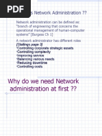 What Is Network Administration ??: (Stallings Page 3)