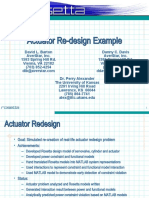 Actuator Re-Design Example