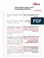 SIEMENS Fire Detection System Operation Guide