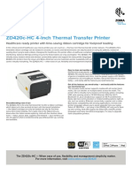 zd420hc Thermal Specification Sheet A4 PDF