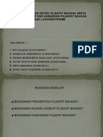 Pengertian Dan Obyek Filsafat Bahasa Serta Ruang Lingkup Dan Hubungan Filsafat Bahasa Dan Logosentrisme