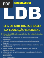 LDB - Leis de Diretrizes e Bases da Educação Nacional