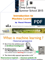 Deep Learning Summer School 2015: Introduction To Machine Learning