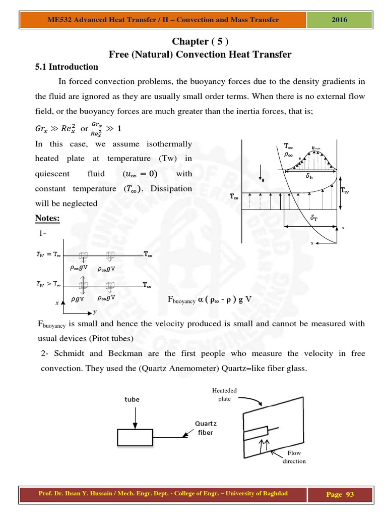 Free Convection Heat Transfer Analysis | PDF | Heat Transfer | Convection