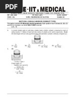 Properties of Matter - Question Paper