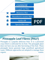 Content: Pineapple Leaf Fiber Melamine Fiber Piezoelectric Ceramic Fiber Spider Silk Spectra Fiber 1000