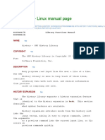 History (3) - Linux Manual Page