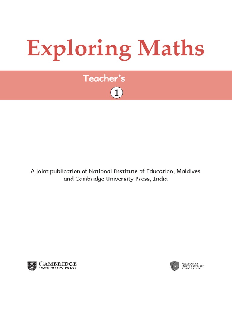 Maths Teacher's Guide Grade 1.compressed | PDF | Classroom | Teachers