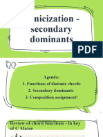 Secondary Methods - High School Lesson - Secondary Dominants