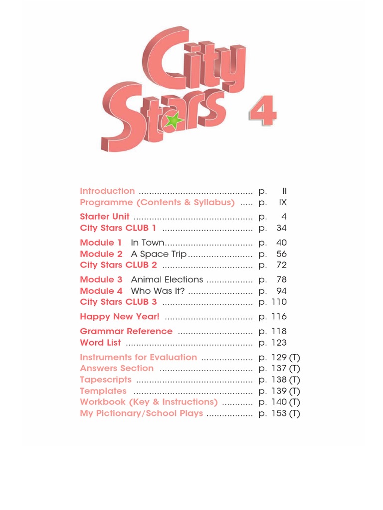 City Stars 4 PDF | PDF | Phonics | Learning