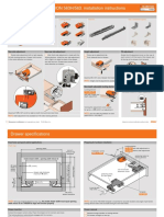 TANDEM Plus BLUMOTION 563H/563. Installation Instructions: Inside